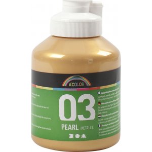 Schulfarbe Acryl - Metallic - Gold - Metallic - 500 ml Schulfarbe Acryl - Metallic - Gold - Metallic - 500 ml
