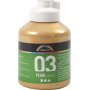 Schulfarbe Acryl - Metallic - Gold - Metallic - 500 ml