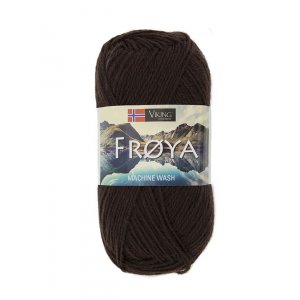 Wikingergarn Fröya 50g - Dunkelbraun (255) Wikingergarn Fröya 50g - Dunkelbraun (255)