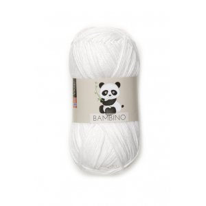 Wikingergarn Bambino 50g - Weiß (400) Wikingergarn Bambino 50g - Weiß (400)