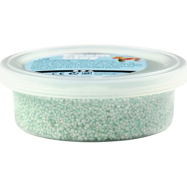 Foam Clay - hellgrn - Glitzer - 35 g