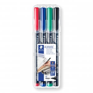 OH Pen Lumocolor Permanent 1 mm - 4 Stifte OH Pen Lumocolor Permanent 1 mm - 4 Stifte