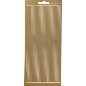 Aufkleber - Gold - Ränder - 10 x 23 cm Aufkleber - Gold - Ränder - 10 x 23 cm