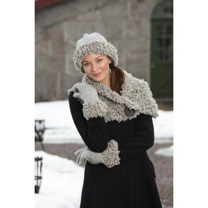 Strickmuster - Mütze, Schulterwärmer und Fäustlinge Strickmuster - Mütze, Schulterwärmer und Fäustlinge