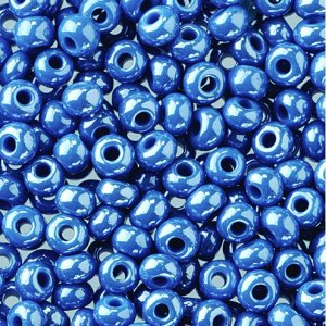 Rocailleperlen Opal - Jeansblau Rocailleperlen Opal - Jeansblau