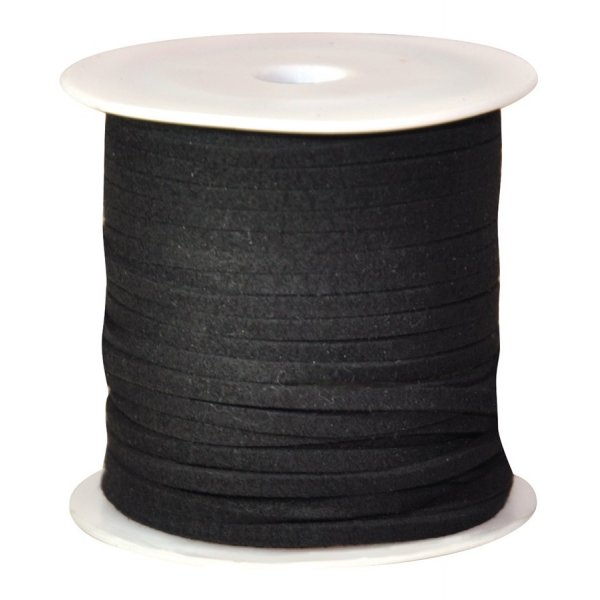 Schwarzes Flachkabel 3x2 mm - 50 m