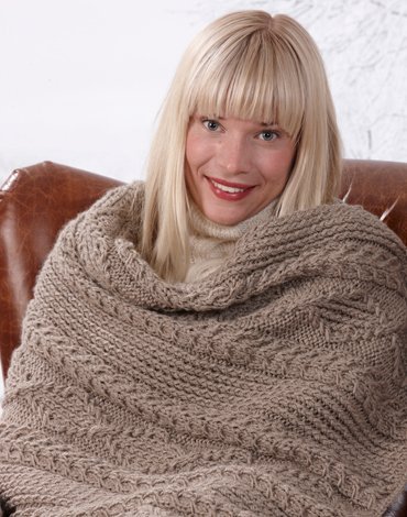 Strickmuster - Geflochtenes Plaid Strickmuster - Geflochtenes Plaid