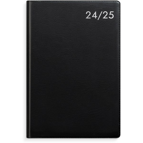 Kalender 24/25 - Kleines Studienjahr - Basic aus schwarzem Kunststoff