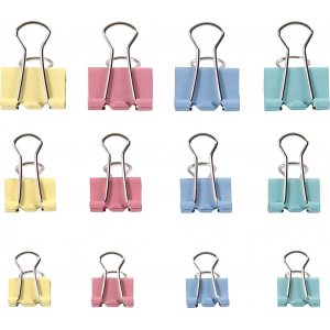 Clips - Pastellfarben - 15/19/25 mm - 30 Stk Clips - Pastellfarben - 15/19/25 mm - 30 Stk