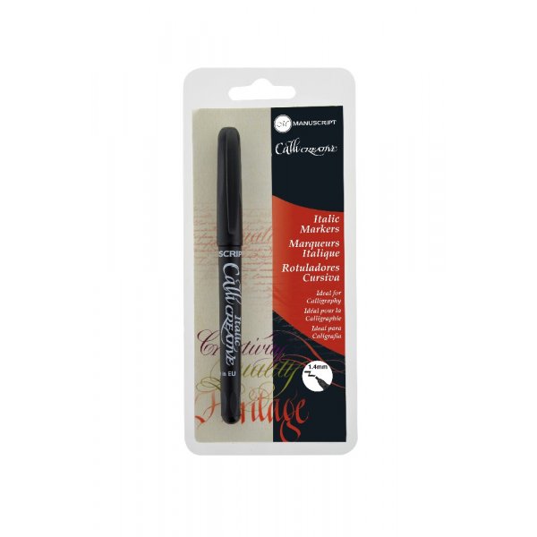 Kalligraphie-Marker Schwarz - Fein (1,4 mm)