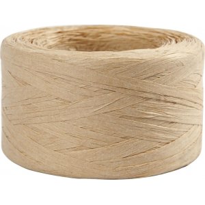 Bastpapiergarn - Sand - 100 m Bastpapiergarn - Sand - 100 m