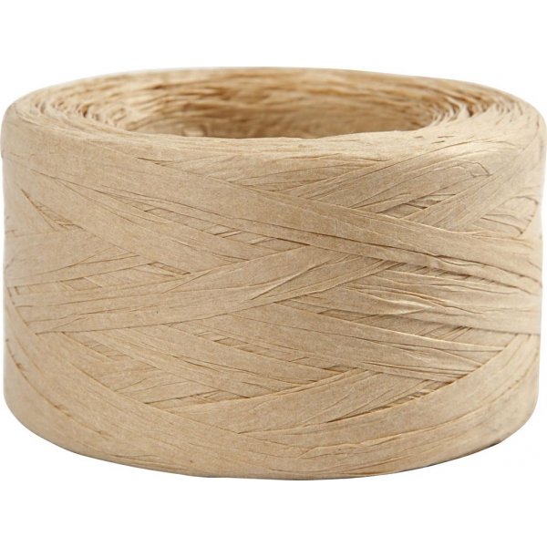 Bastpapiergarn - Sand - 100 m
