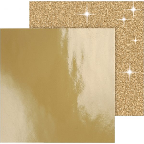 Vivi Gade Designpapier - Gold - 2 Blatt