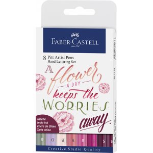Zeichenstift - Faber-Castell Pitt Artist - Handlettering - 8 Stifte Zeichenstift - Faber-Castell Pitt Artist - Handlettering - 8 Stifte