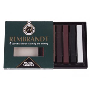 Rembrandt Carré Pastell im Set - Brauntöne - 6-tlg Rembrandt Carré Pastell im Set - Brauntöne - 6-tlg