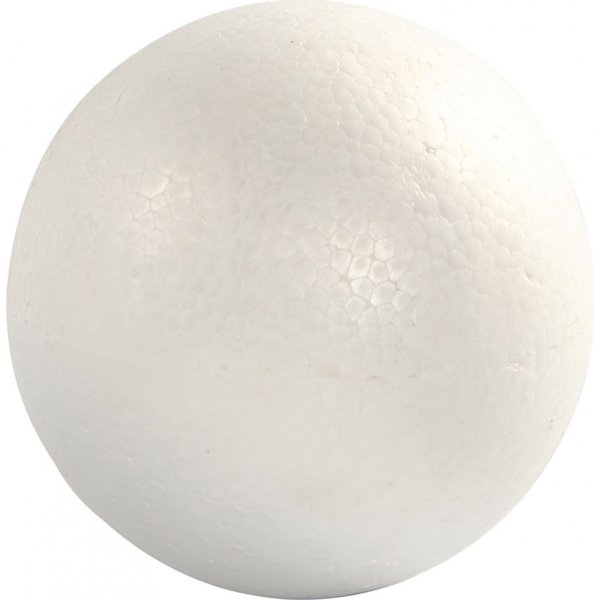 Styroporkugeln - wei - 14 -8 cm