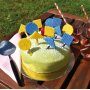 Rhrenperlen Go Green 1000 Stck Blau