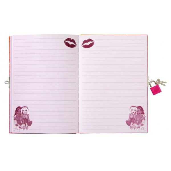 Tagebuch mit Schloss und Schlssel