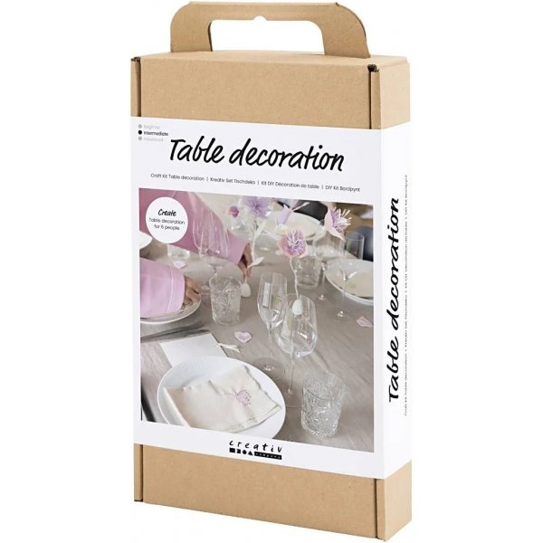 DIY Kit Tischdekoration, Pastellfarben