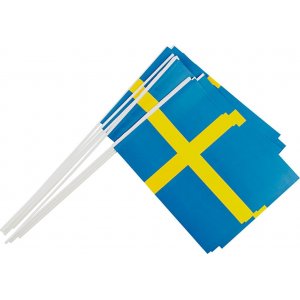 Papierfahnen - Schweden - 10 Stk Papierfahnen - Schweden - 10 Stk