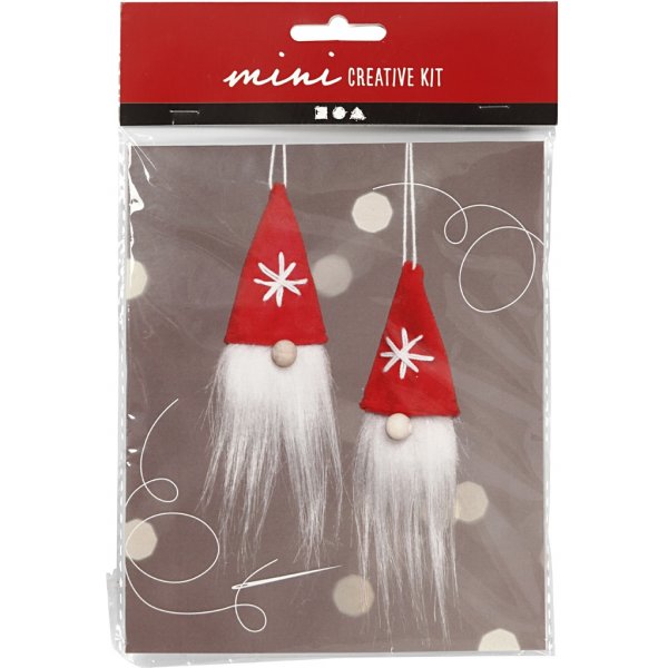 Mini-DIY-Set - hngende Weihnachtsmnner