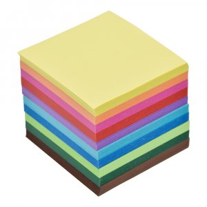 Faltblätter - Tangrami 10 Farben - 5x5 cm / 500 Blatt Faltblätter - Tangrami 10 Farben - 5x5 cm / 500 Blatt