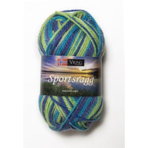 Wikingergarn Sportlappen 50g - Multi (552) SR Wikingergarn Sportlappen 50g - Multi (552) SR