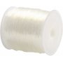 Elastischer Schmuckfaden - 0,8 mm - rund - 100 m