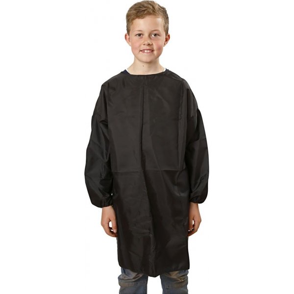 Malerschrze - schwarz - 7-12 Jahre