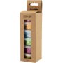 Glitzerknete, gemischte Farben, 6x20 ml