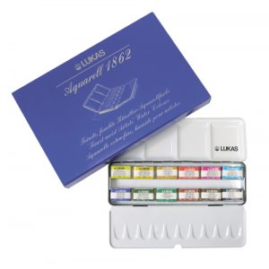 Aquarellkasten Lukas 1862 aus Metall Aquarellkasten Lukas 1862 aus Metall