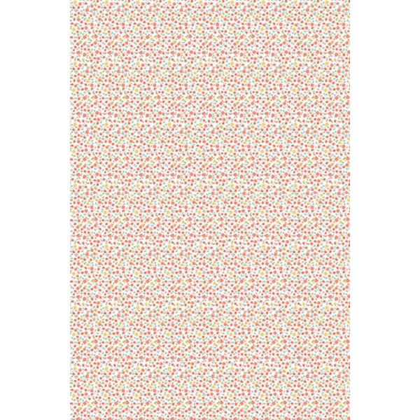 Wachstuch PVC Blumenpunkte