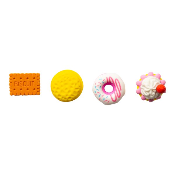 Radiergummi 4er-Pack - Geb�ck