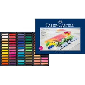 Weiche Pastelle von Goldfaber - 72 Buntstifte in halber Länge Weiche Pastelle von Goldfaber - 72 Buntstifte in halber Länge