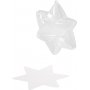 Deko-Stern - transparent - 5 Stk