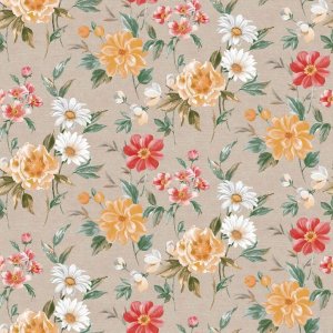 Wachstuch PVC Blume - Rot Wachstuch PVC Blume - Rot