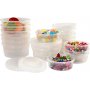 Plastikdose mit Deckel - 45 ml - 20 Stk
