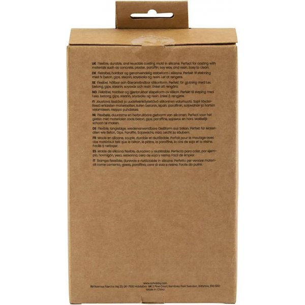 Silikonform - Geriffelter Zylinder mit Schleife