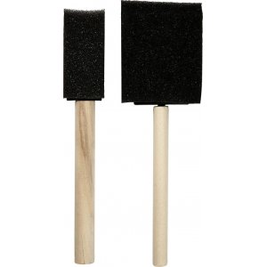 Schaumstoffbürsten - 25 + 50 mm - 2 Stk Schaumstoffbürsten - 25 + 50 mm - 2 Stk
