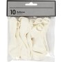 Luftballons - wei - 23 cm - 10 Stk