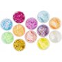 Glitzerknete, gemischte Farben, 72x20 ml