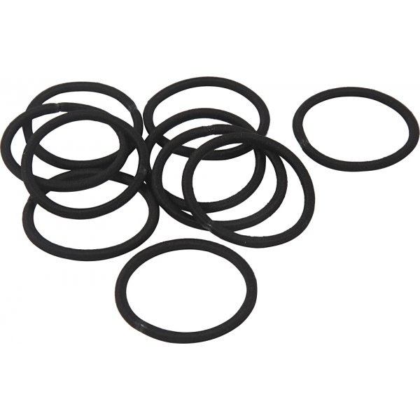 Haargummi - schwarz - 10 Stk