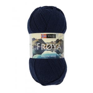 Wikingergarn Fröya 50g - Dunkelblau (206) Wikingergarn Fröya 50g - Dunkelblau (206)