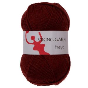 Wikingergarn Fröya 50g - Burgund (254) Wikingergarn Fröya 50g - Burgund (254)