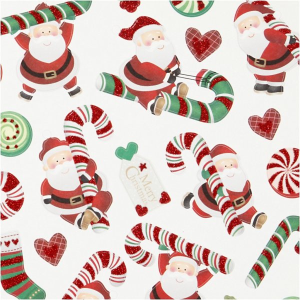 Aufkleber - Weihnachtsmann und Polka Pig Stick Aufkleber - Weihnachtsmann und Polka Pig Stick