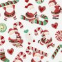 Aufkleber - Weihnachtsmann und Polka Pig Stick