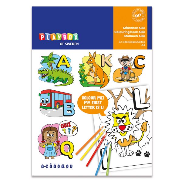 Malbuch ABC 32 Seiten