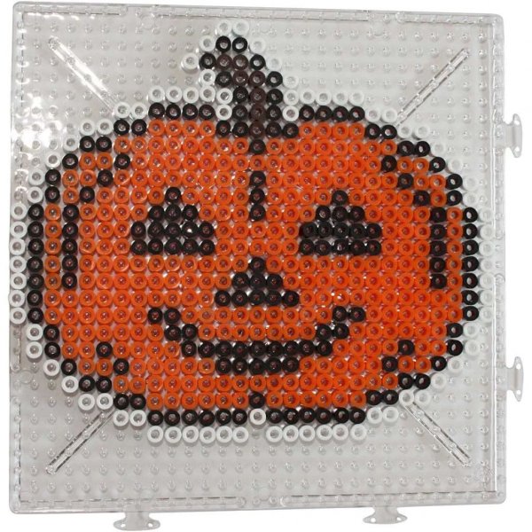 Perlenfliesen - Klar - Quadratisch, zusammensteckbar - 15x15 cm - 2 Stk