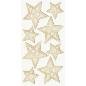 Aufklebermix - Stern - Gold Aufklebermix - Stern - Gold