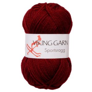 Wikingergarn Sportlappen 50g - Dunkelrot (555) SR Wikingergarn Sportlappen 50g - Dunkelrot (555) SR